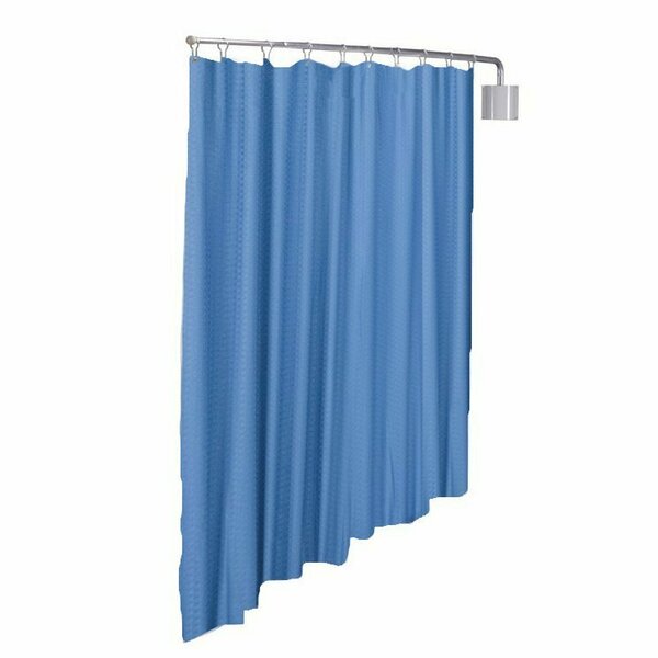 R&B Wire Products Designer Wall Mount Privacy Screen, 90in x 72in, Blue PST/AM/BF